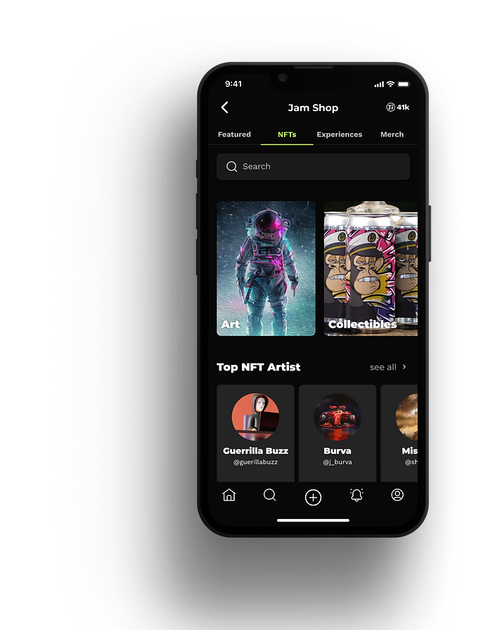 Geojam UX UI Design Feed