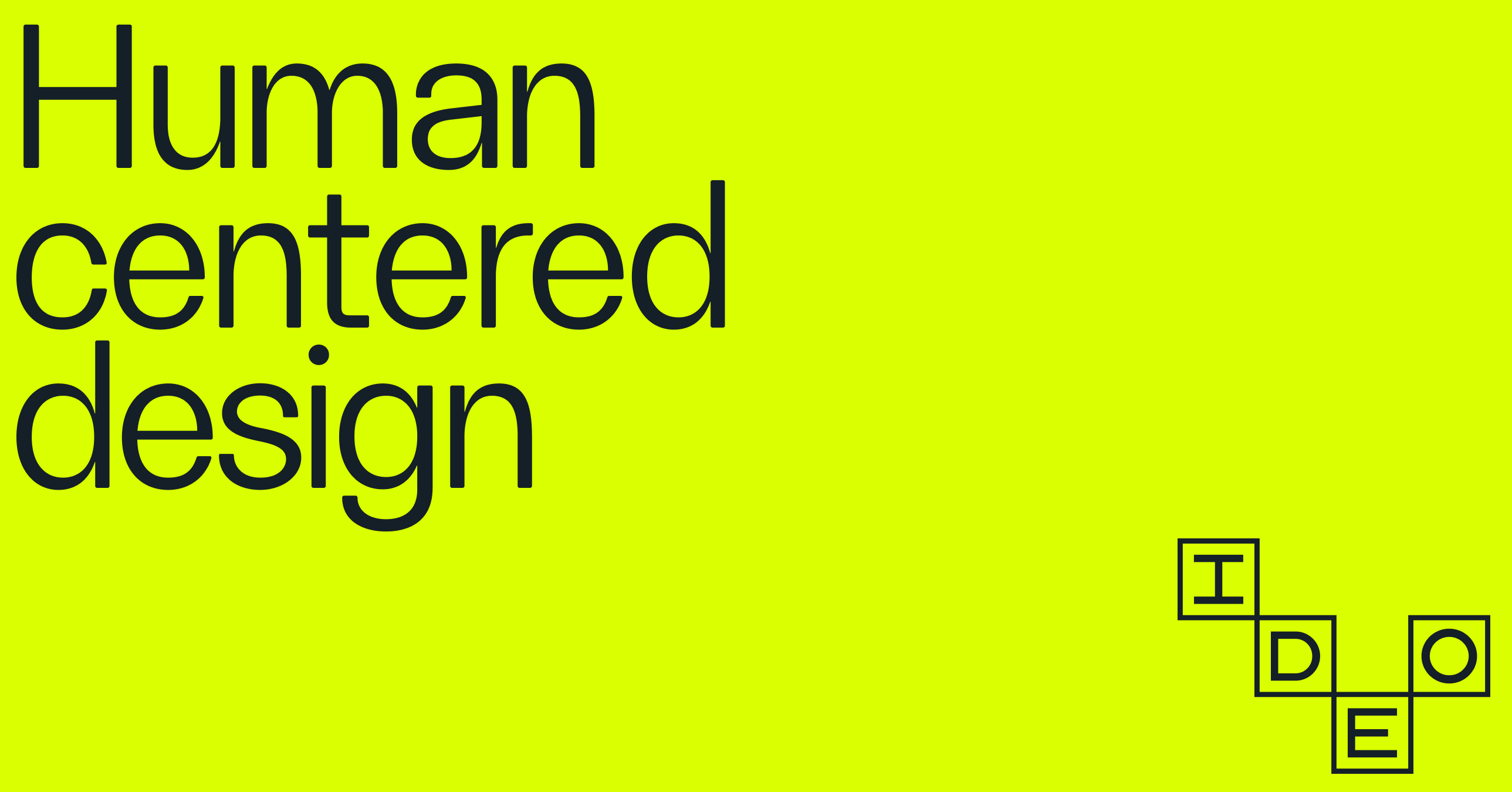 IDEO : Human-centered design