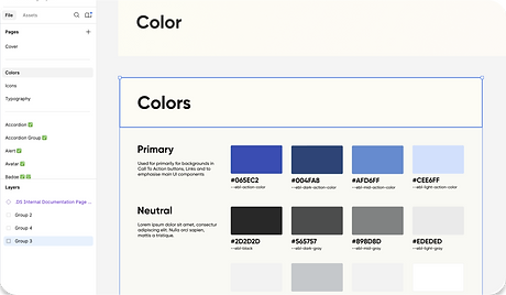Figma file organization graphic