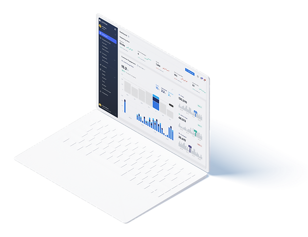 A laptop with the marketing automation platform Dashboard page open