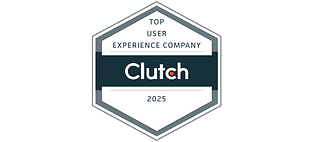 Clutch badge awarding Neuron as Top User Experience Company in 2025