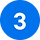 Number 3 in a circle