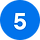 Number 5 in a circle