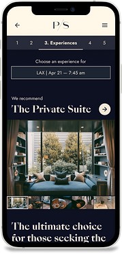 PS UX UI Design web mobile booking