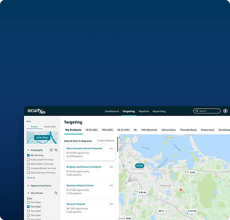 AcuityMD UX UI Design Case Study Mockup