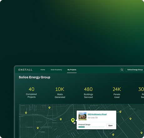 UX UI Design Mockup - Enstall
