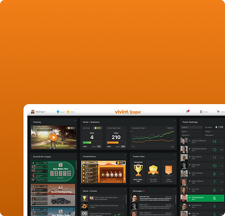 UX UI Design Case Study Vivint web app mockup