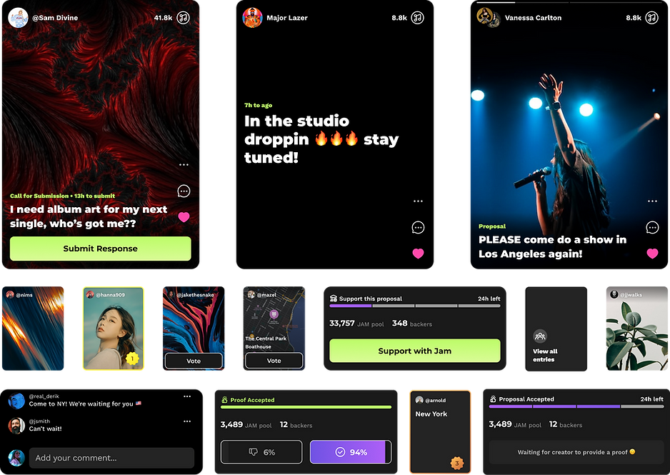 Geojam UX UI Design - Dynamic Posts
