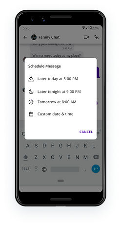 In-telligent UX UI Design Buzzbell App Message Android