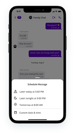 In-telligent Buzzbell mobile app interface mockup
