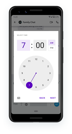 In-telligent UX UI Design Buzzbell App Schedule Android