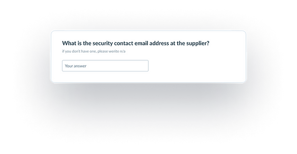 Vendr UX UI Design Intake Form Question 2