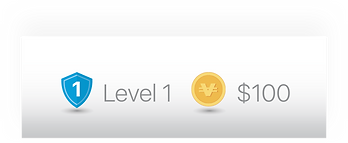 Rewards displayed in product header