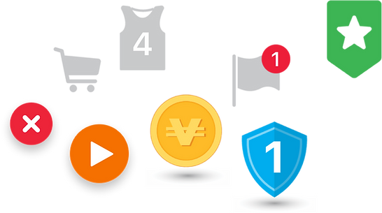 Vivint League iconography and visual design style